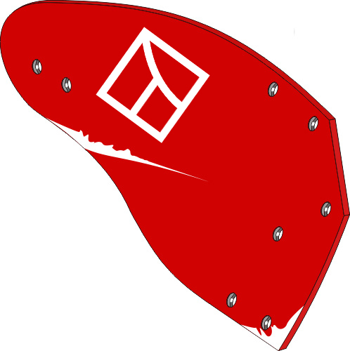 38.0111 Pflugteil Streichblech-Hinterteil - rechts (PK8.001.01) 38.0111 Pflugteil Streichblech-Hinterteil - rechts (PK8.001.01) passend für Vogel und Noot