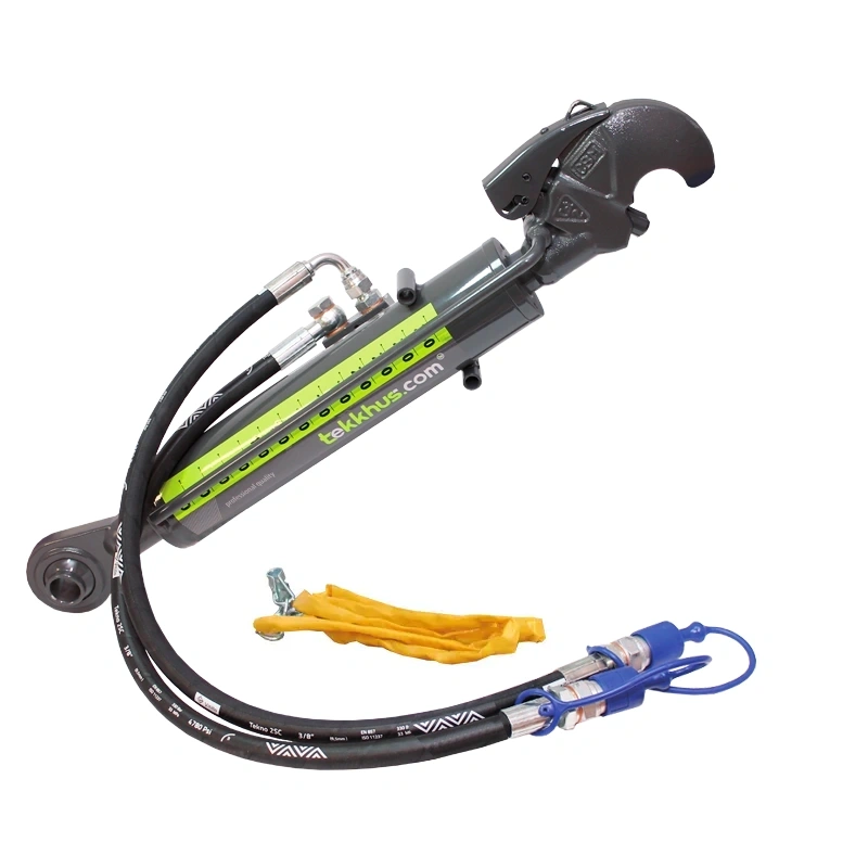 Hydraulischer Oberlenker KAT 2 FENDT-Grau wahlweise mit Haltebügel Hydraulischer Oberlenker KAT 2 AGCO-Grau mit Schlauchsatz