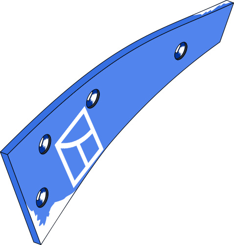 37.0066 Pflugteil Streichblech-Streifen SRP328PL1 - links (2731.09.02) passend für Rabe