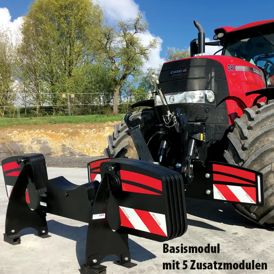 Frontgewicht Frontgewicht und Unterfahrschutz für Schlepper