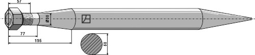 Schwerlastzinken 800mm
