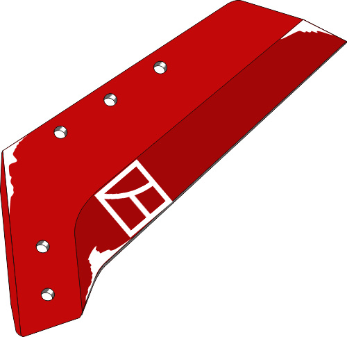 38.0094 Pflugteil Wechselspitzenschar - 18'' - links (LK2.001.08A) passend für Vogel und Noot