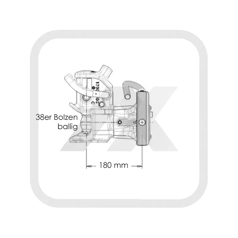 Anhängekupplung Fendt Farmer Favorit von Sauermann Anhängekupplung Fendt Farmer Favorit von Sauermann