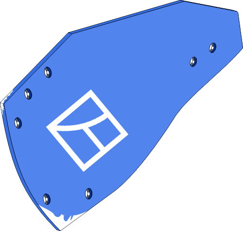 Streichblech-Hinterteil HRP-350WL links passend für Rabe (2751.04.02)