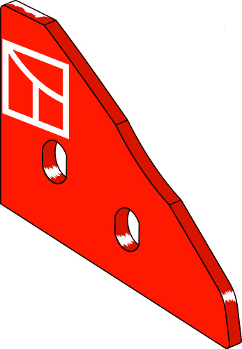 Pflugteil Anlagenspitze - links (761107) 34.0041 von Industriehof
