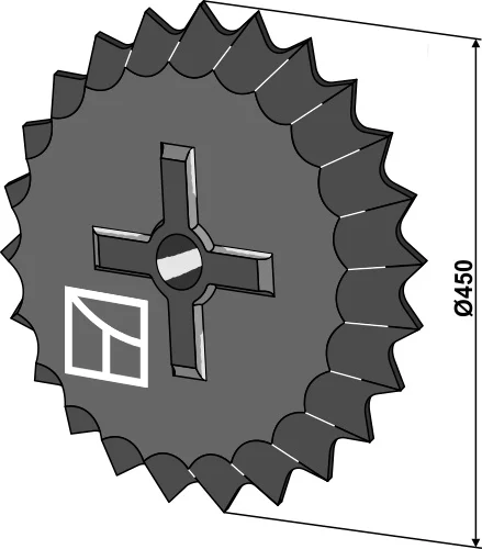 Zahnwalzenring - Ø450mm | 316-524 Industriehof Scherenbostel | Zahnwalzenring - Ø450mm (316-524)