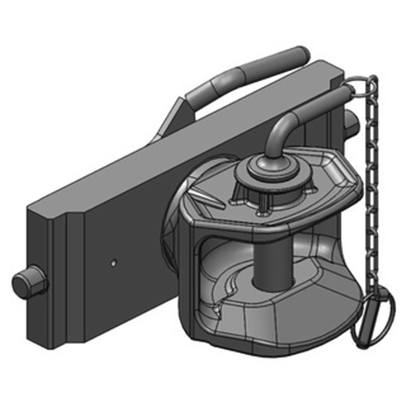 Traktorentechnik Anhängetechnik Scharmüller Zugmaul Standard mit Adapterplatte #03.3355.01-A11 Traktorentechnik Anhängetechnik Scharmüller Zugmaul Standard mit Adapterplatte #03.3355.01-A11