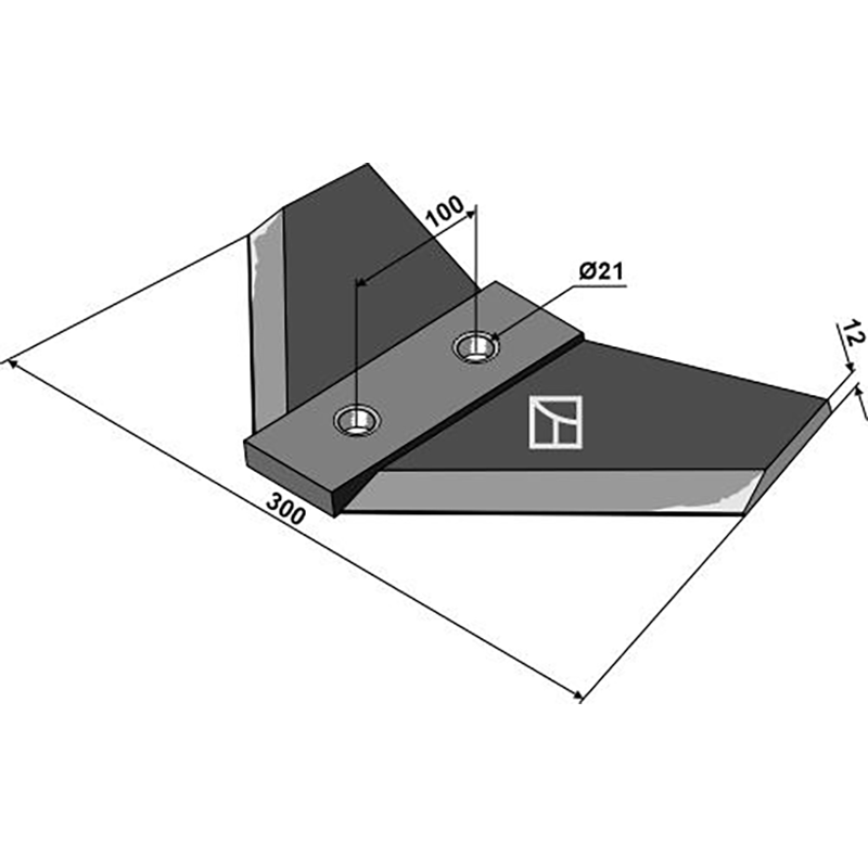 Landwirtschaft Bodenbearbeitung Grubber Schare & Leitbleche Flügelschar 300mm Amazone / BBG