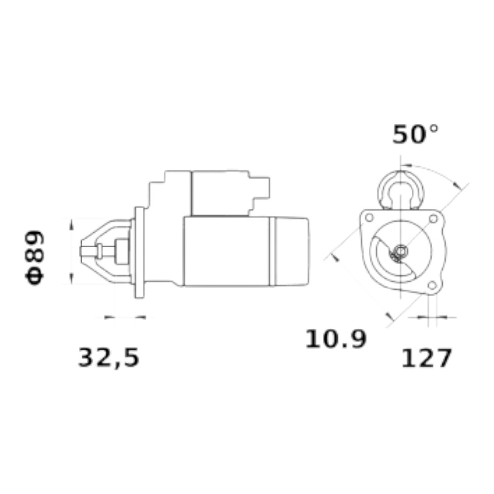 MAHLE Anlasser, Starter MAHLE Anlasser, Starter