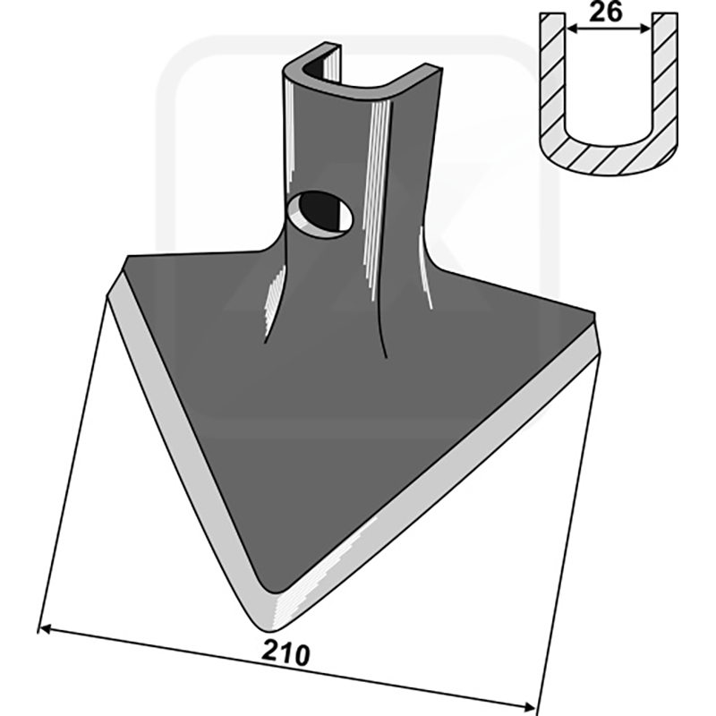 Landwirtschaft Bodenbearbeitung Grubber Schare & Leitbleche Schar für Dreibalkengrubber Rumptstad Landwirtschaft Bodenbearbeitung Grubber Schare & Leitbleche Schar für Dreibalkengrubber Rumptstad