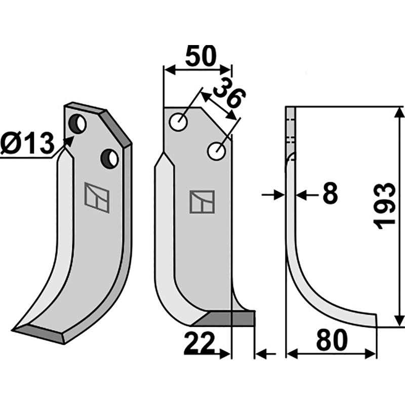 PGS-09R Fräsmesser, rechte Ausführung P.G.S. Fräsmesser, rechte Ausführung IHOF PGS-09R