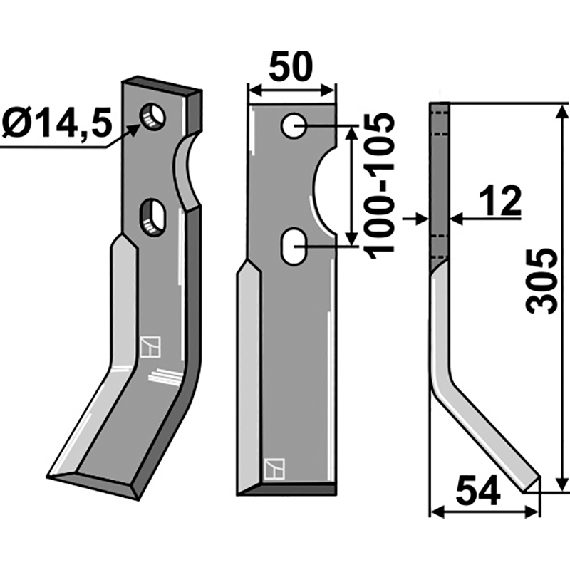 Simon Rotorzinken, rechte Ausführung IHOF SIMO-01R
