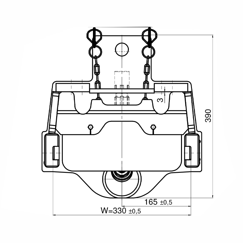 Anhängebock Lagerbock K80 Valtra Scharmüller 
