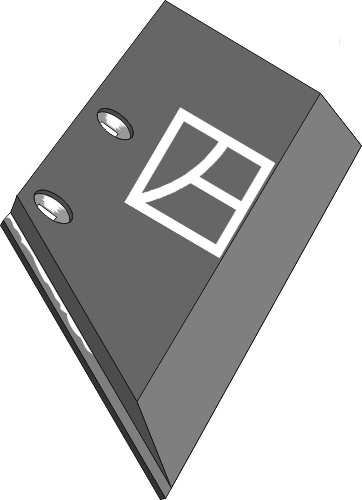 32.0042 Pflugteil Schar-Hinterteil 11x150 SB45D L - links (3352131 / 3352031) passend für Lemken