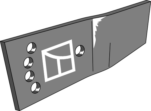 35.0075 Pflugteil Streichblech-Verlängerung - links (172311) 35.0075 Pflugteil Streichblech-Verlängerung - links (172311) passend für Grégoire Besson