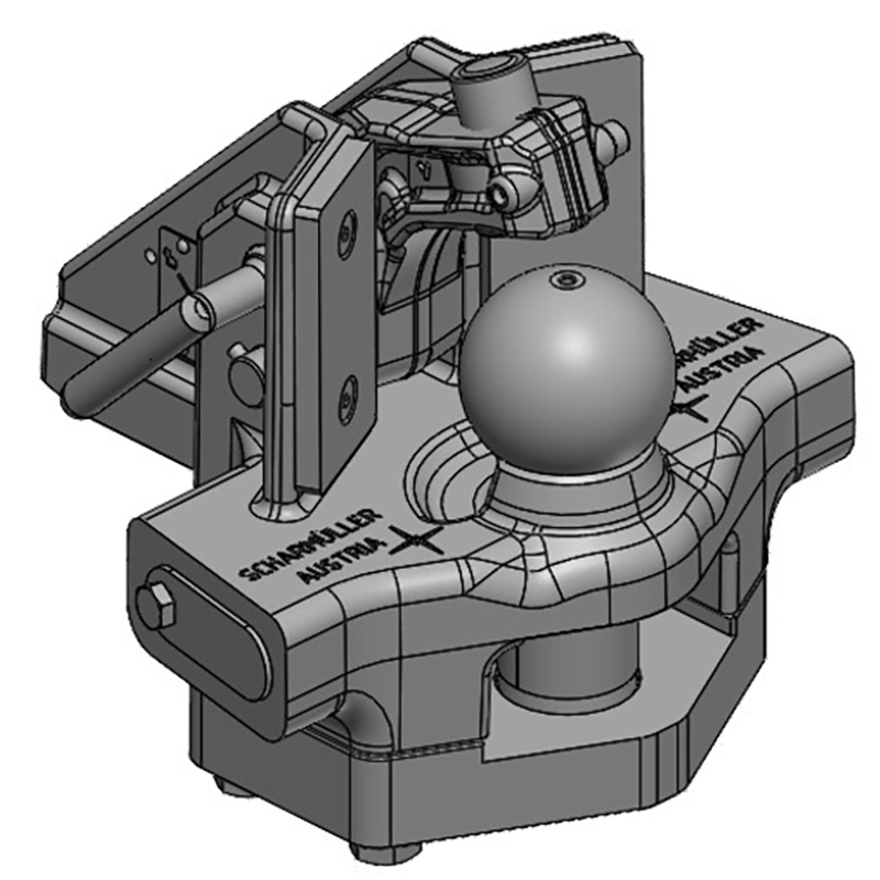 Scharmüller Schraubkugeladapter K80® #02.481.703-SET-A17 Anhängetechnik Scharmüller Schraubkugeladapter K80® #02.481.703-SET-A17