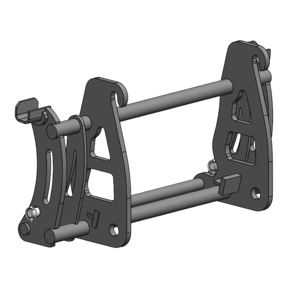 Adapterrahmen JCB 407 auf Mailleux – Adapteransicht 1