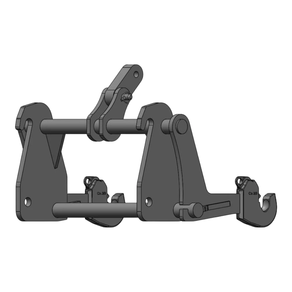 Adapterrahmen Weidemann SERIE 30 auf 3-Punkt KAT 2 – Adapteransicht 2