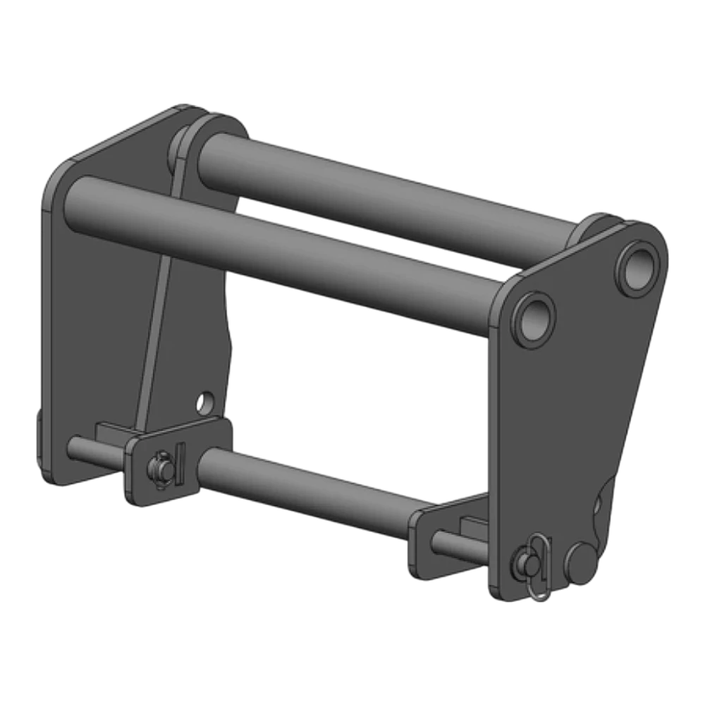 Adapterrahmen Manitou auf Case, New Holland – Adapteransicht 1
