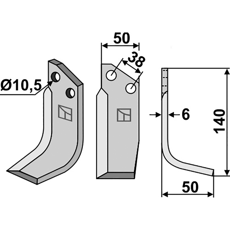 Pegoraro 6729 Fräsmesser, rechte Ausführung IHOF PEG-09R