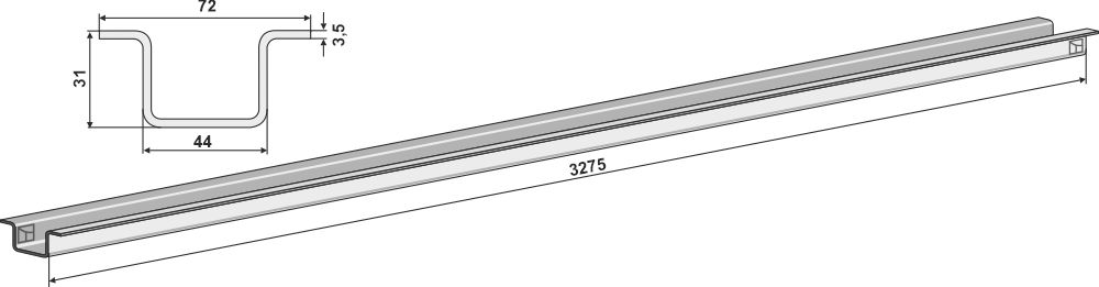 Kettenführungsschiene