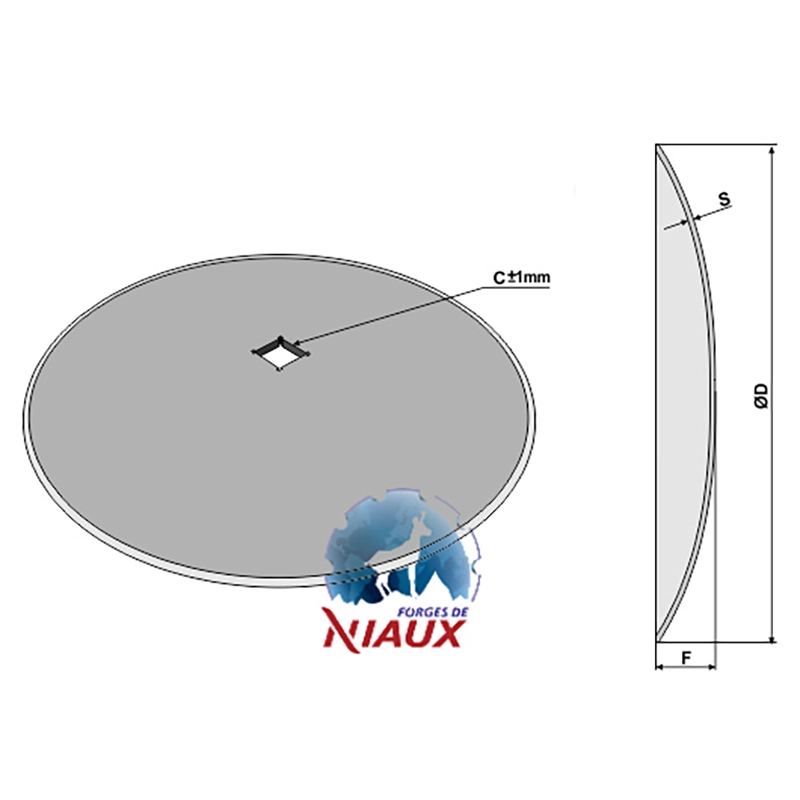 Landwirtschaft Bodenbearbeitung Scheibeneggen Scheibe 300 X 4 glatt Niaux Landwirtschaft Bodenbearbeitung Scheibeneggen Scheibe 300 X 4 glatt Niaux