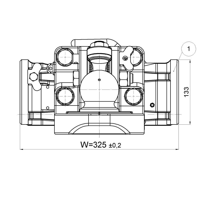 K80-Zugkugel für CASE IH NEW Holland Steyr 325 mmYR 