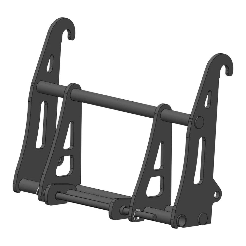 Adapterrahmen JCB Q-Fit auf JCB schmal – Adapteransicht 2