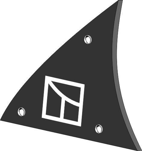 49.0012 Pflugteil Streichblech-Vorderteil - rechts (930.76.035.0 / 930.78.035.0) passend für Pöttinger