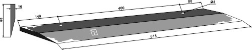 Seitenmesser 615mm - linke Ausführung