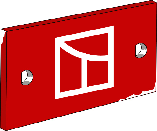 38.0086 Pflugteil Anlage (PR7.030.03) passend für Vogel und Noot