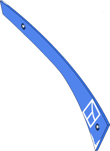 37.0069 Pflugteil Streichblech-Streifen SRP328P3 - rechts (2731.11.01) passend für Rabe