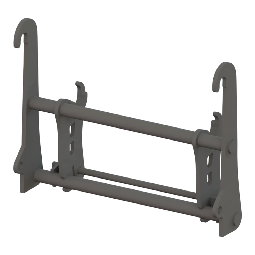 Adapterrahmen JCB Q-Fit auf Manitou – Adapteransicht 2