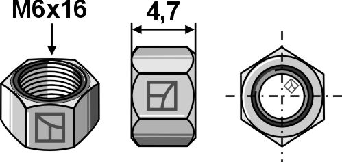 Sechskantmutter M6