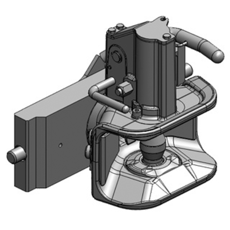 Traktorentechnik Anhängetechnik Scharmüller Zugmaul Standard mit Adapterplatte #03.3313.221-A02 Traktorentechnik Anhängetechnik Scharmüller Zugmaul Standard mit Adapterplatte #03.3313.221-A02
