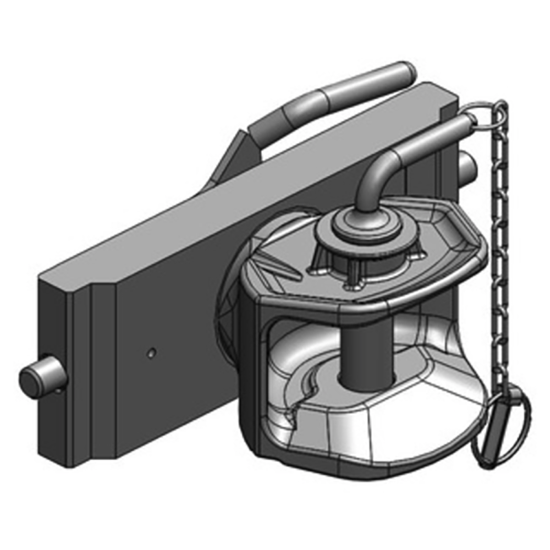 Traktorentechnik Anhängetechnik Scharmüller Zugmaul Standard mit Adapterplatte #03.3295.01-A02