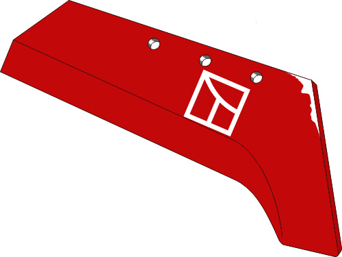 38.0087 Pflugteil Schnabelschar - 18'' - rechts (PK0.000.07A) passend für Vogel und Noot