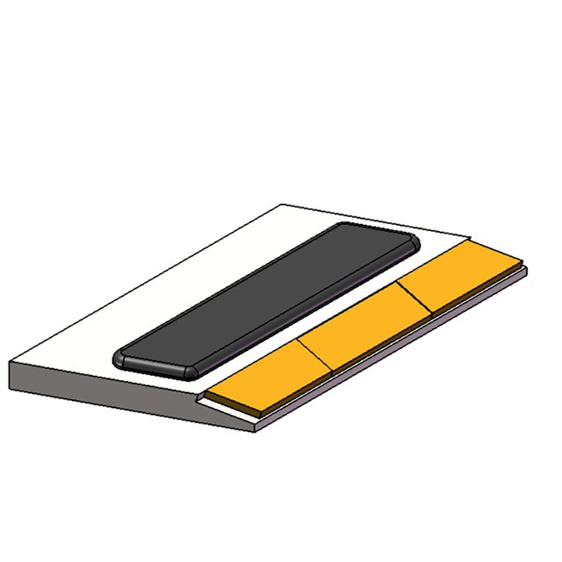 Grubber Anschweißteile Flach Anschweissteil 120X80X12 Rechts Zus. Aufpanzerung Hartmetall