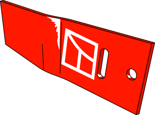 34.0138 Pflugteil Streichblech-Verlängerung - rechts (648102) Pflugteil Streichblech-Verlängerung - rechts (648102) 34.0138 von Industriehof