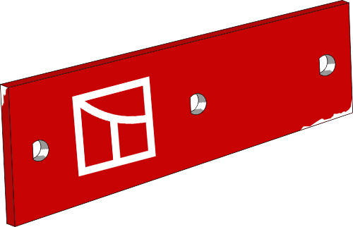 38.0002 Pflugteil Anlage (PR7.030.02) passend für Vogel und Noot