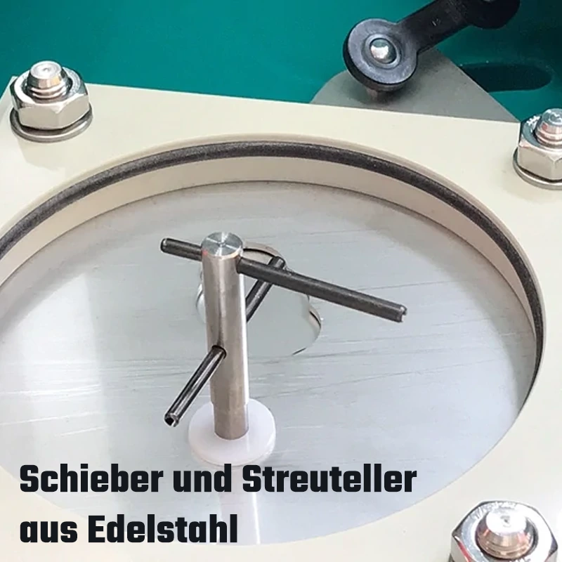 LEHNER-Streuer mit Edelstahlrührwerk LEHNER SuperVario 12 Volt Streuer