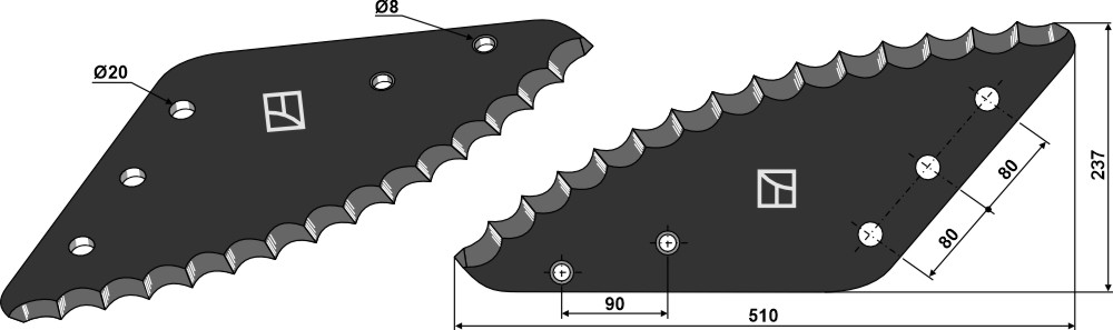 Futtermischwagenmesser