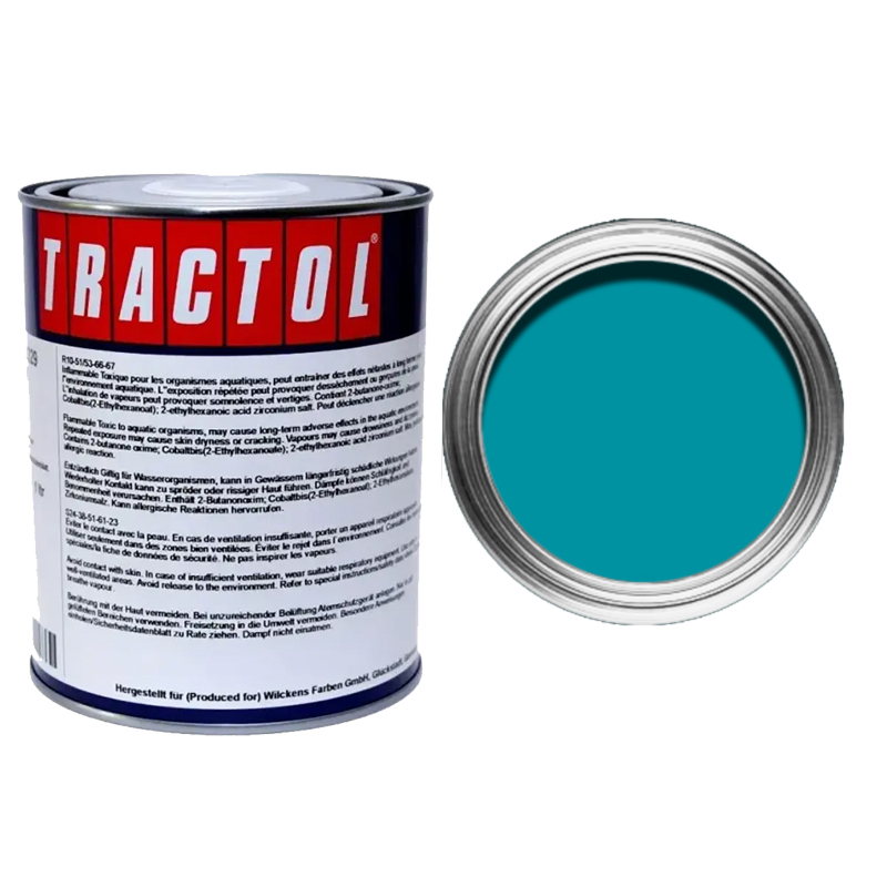 P141274 Mengele blau Tractol Tractol Lack 329 P141274 Mengele blau Stoß-, Schlag-, und Kratzfestigkeit