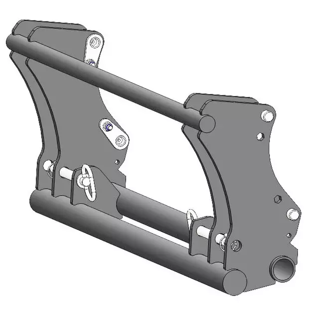 Schnellwechselrahmen KUBOTA LA 4 auf Euroaufnahme Agri-Power Schnellwechselrahmen von KUBOTA LA 4 auf Euroaufnahme 412536