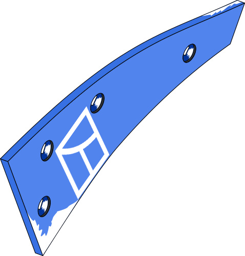 37.0076 Pflugteil Streichblech-Streifen SRP350WL1 - links (2755.01.02) passend für Rabe