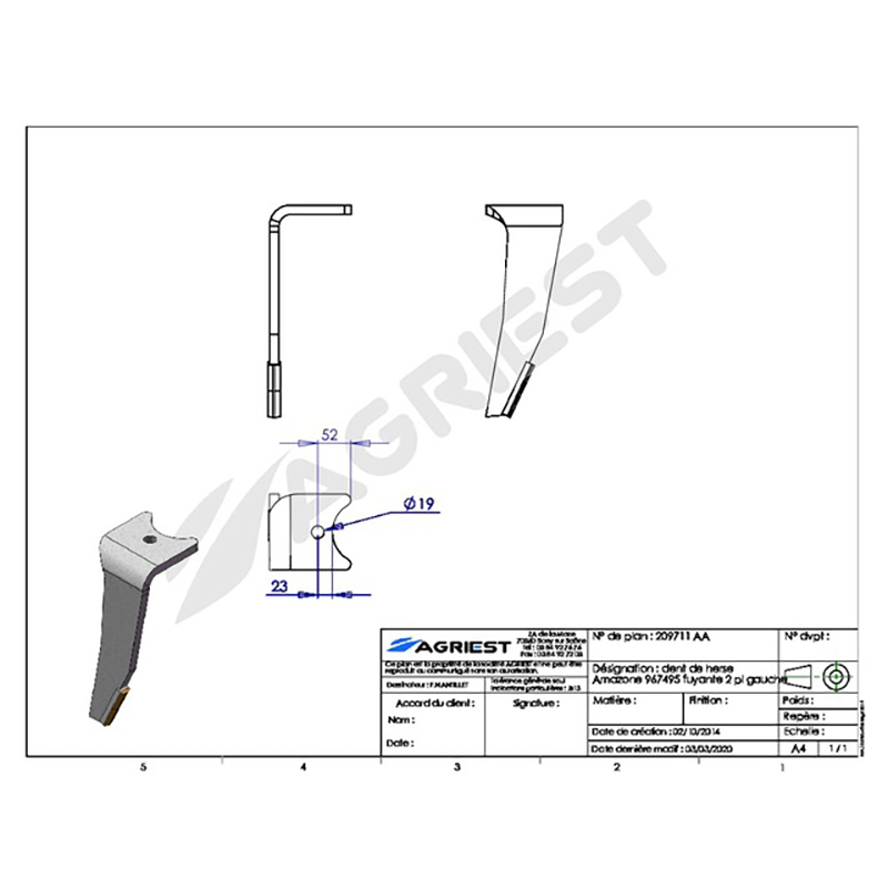 Kreiseleggenzinken Nachbau Amazone