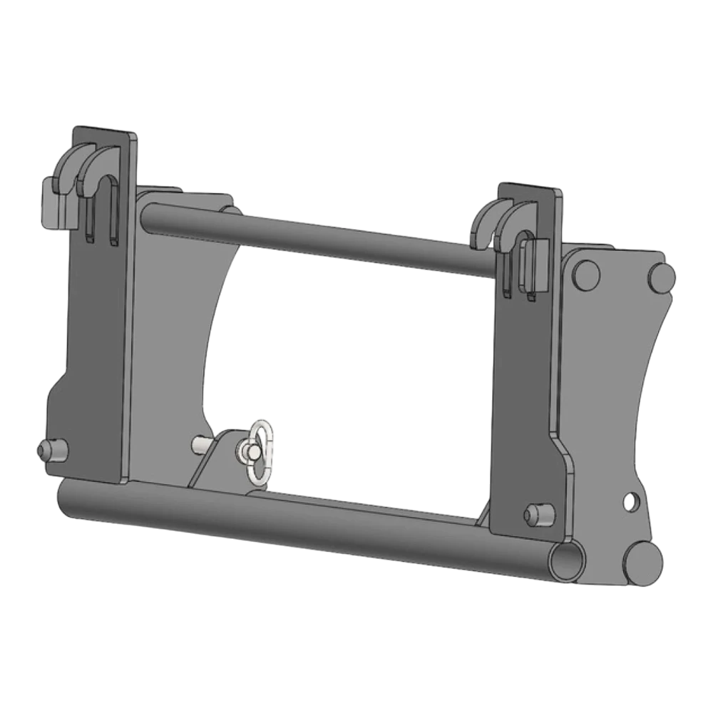 Adapterrahmen John Deere 300C 400 400C auf Euro – Adapteransicht 1