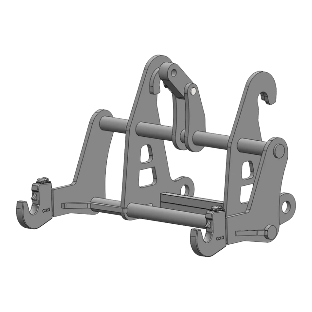 Adapterrahmen Caterpillar auf 3-Punkt KAT 3 – Produktbild 1 Adapterrahmen Caterpillar auf 3-Punkt KAT 3 – Adapteransicht 1