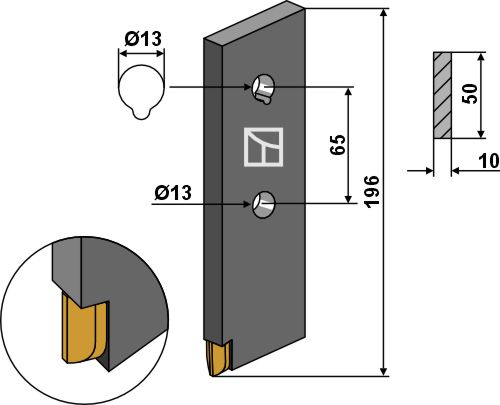 Streuzinken - Hartmetall |101.ext-1196 Streuzinken - Hartmetall (101.ext-1196)