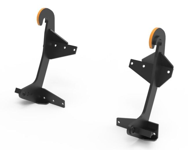 Quicke BoH M16 L JCB Q-fit -2° | Hakensatz Quicke BoH Hakensatz M16 L JCB Q-fit -2°: Anschraubhaken für Anbaugeräte mit M16-Schnittstelle. Art.-Nr. 11256869Q.
